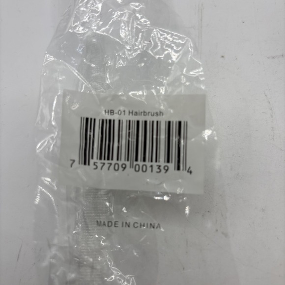 McKesson Hairbrush HB-01 Ivory Plastic Handle Black Bristles 7" NEW Open - Picture 4 of 5